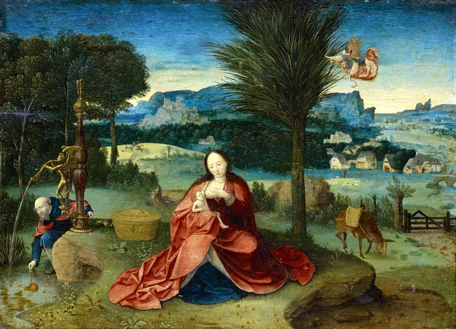 Rest on the Flight into Egypt by Joachim Patinir