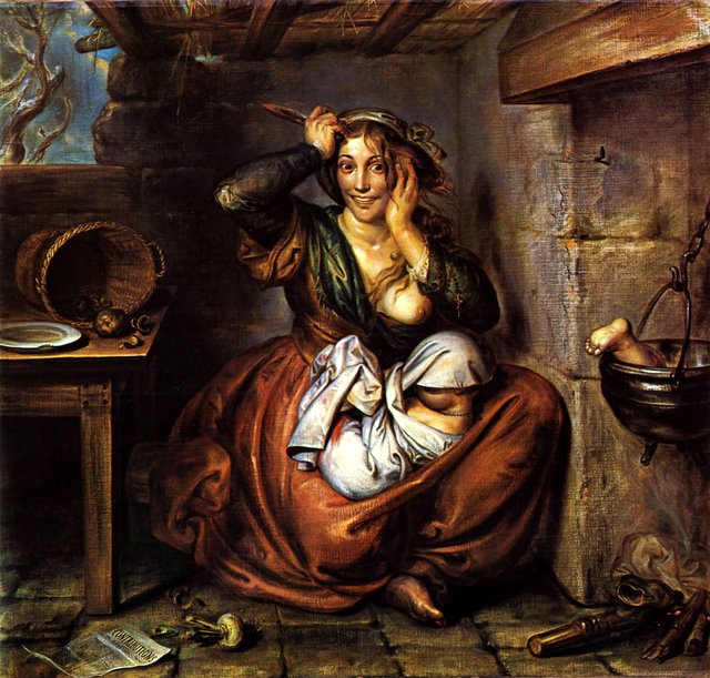 Hunger, Madness, Crime (or Famine, Madness, Crime) by Antoine Wiertz