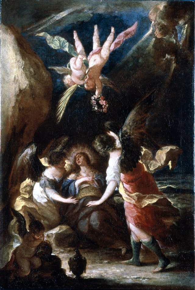 Death of Magdalena by José Antolínez