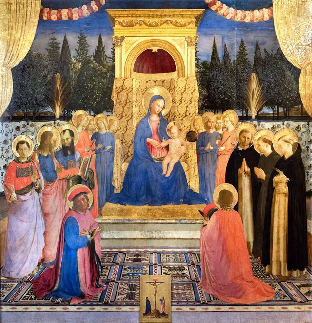 Madonna and Child with Saints by Fra Angelico