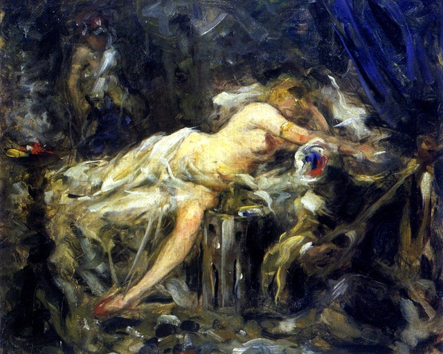 The Harem by Anton Ažbe