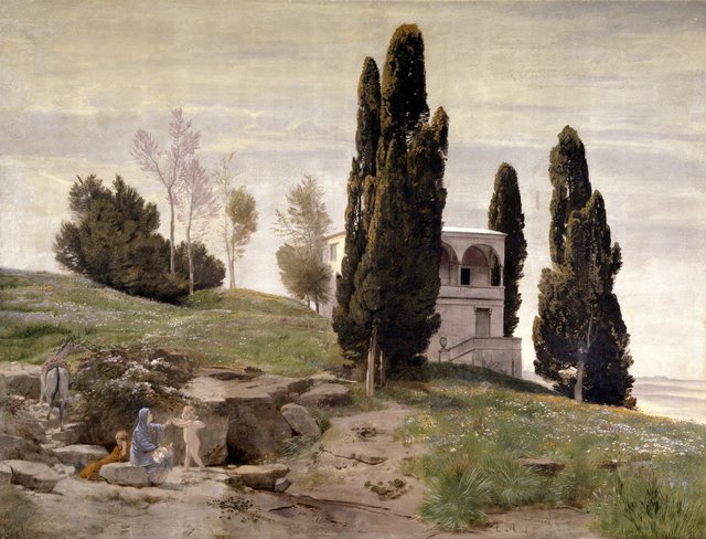 Rest on the Flight into Egypt by Arnold Böcklin
