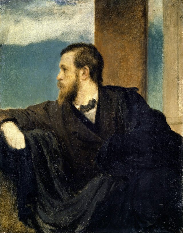 Zelfportret by Arnold Böcklin