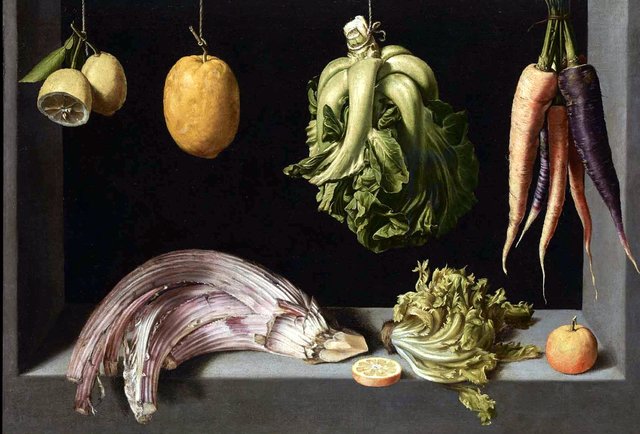 Bodegón con verduras y frutas (Sánchez Cotán) by Juan Sánchez Cotán