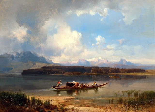 Der Chiemsee im Herbst by Anton Hansch