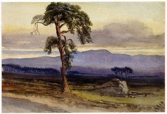 A Highland Landscape by Alexandra of Denmark