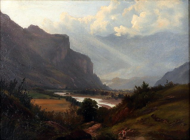Golling bei Salzburg by Anton Hansch