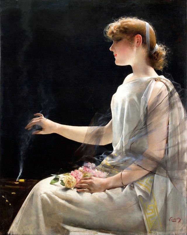 The vestal by Vittorio Matteo Corcos