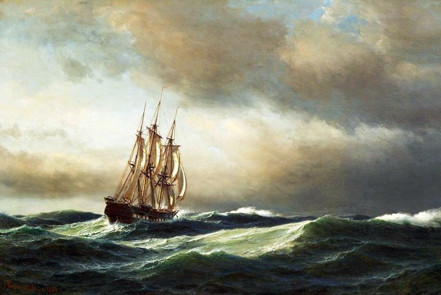 View of the Adriatic by Anton Melbye
