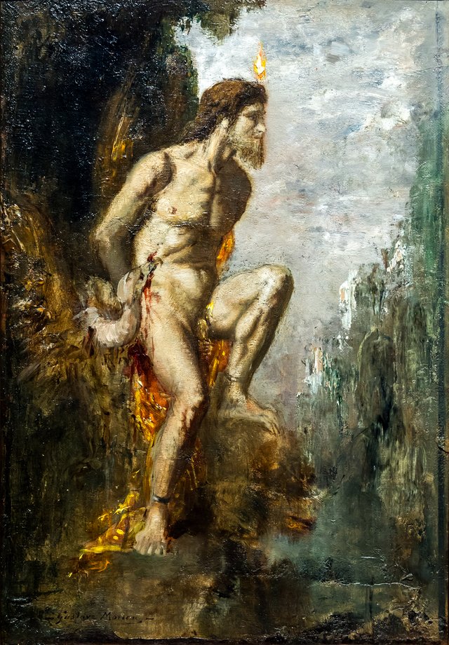 Prometheus by Gustave Moreau