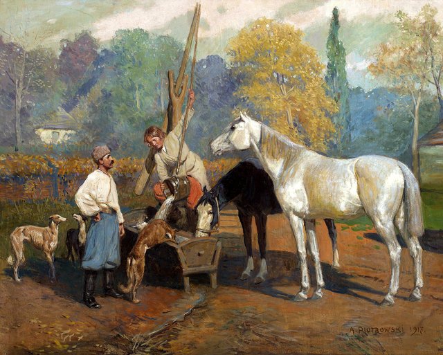 Przy studni ( by Antoni Piotrowski
