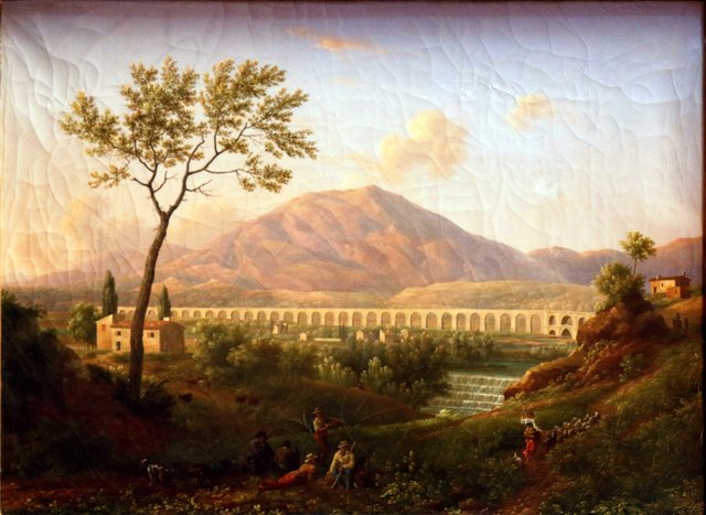 L'acqueduc de Carpentras by Jean-Joseph-Xavier Bidauld
