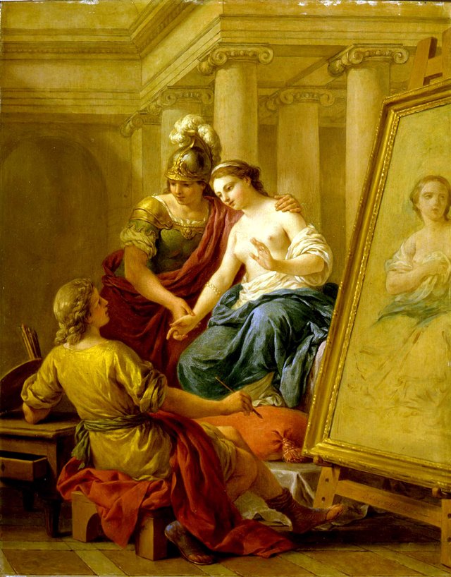 Painting by Louis-Jean-François Lagrenée