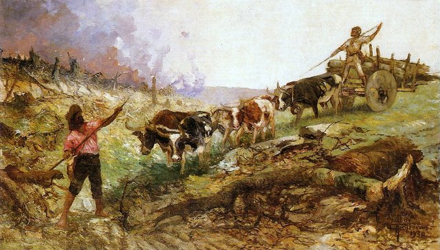Croquis d'O Labor by Antônio Parreiras