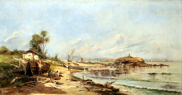 Gragoatá after the storm by Antônio Parreiras