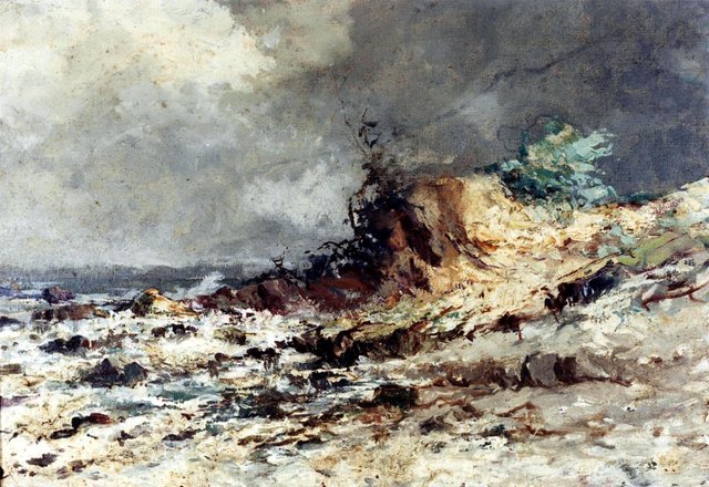 Seascape by Antônio Parreiras