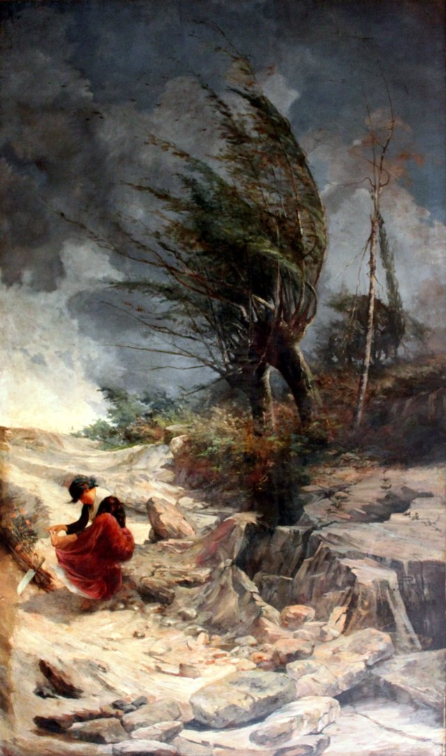 Windstorm, Venice by Antônio Parreiras