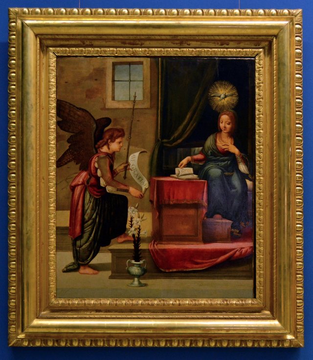 Annunciation by Fernando Yáñez de la Almedina