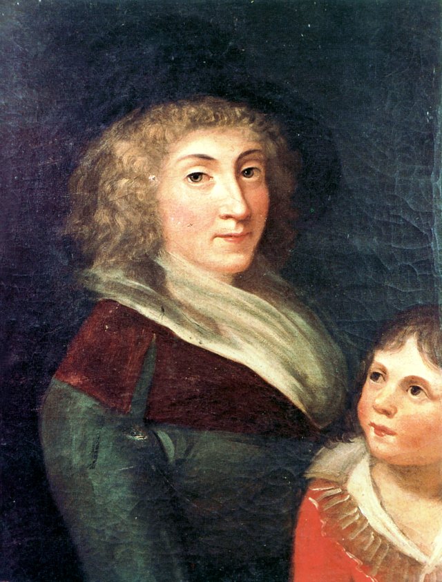 Ritratto di Giulia Beccaria e suo figlio Alessandro Manzoni bambino by Andrea Appiani