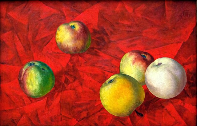 Apples by Kuzma Petrov-Vodkin