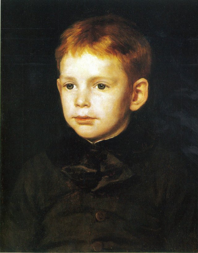 Porträt des Harald Platou by Peter Nicolai Arbo