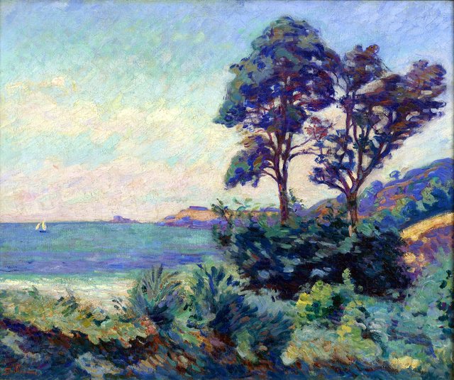 Marine à Saint-Palais by Armand Guillaumin