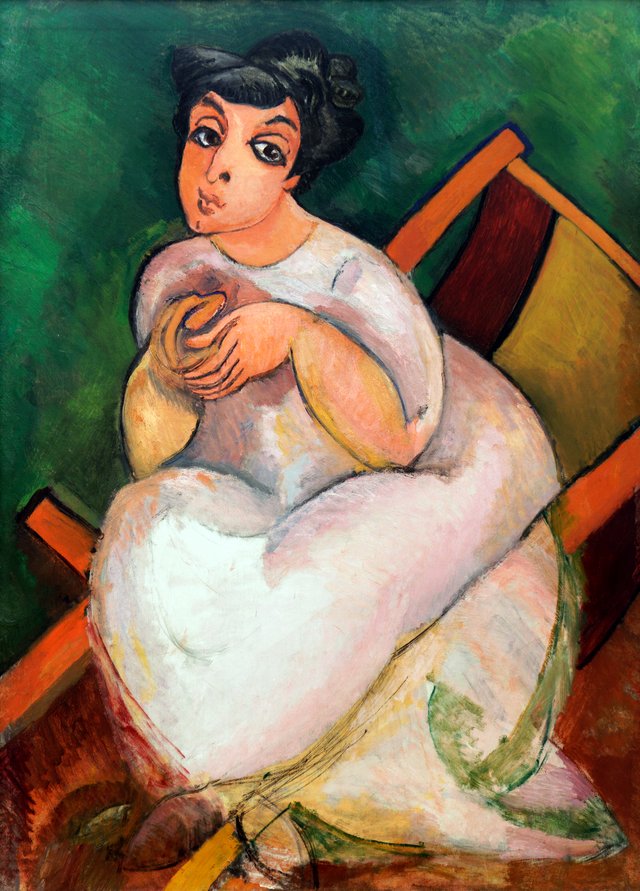 La dame en rose by Raoul Dufy
