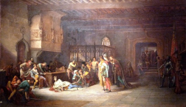 Jeanne d'Arc prisonnière des Anglais by Stanisław Chlebowski