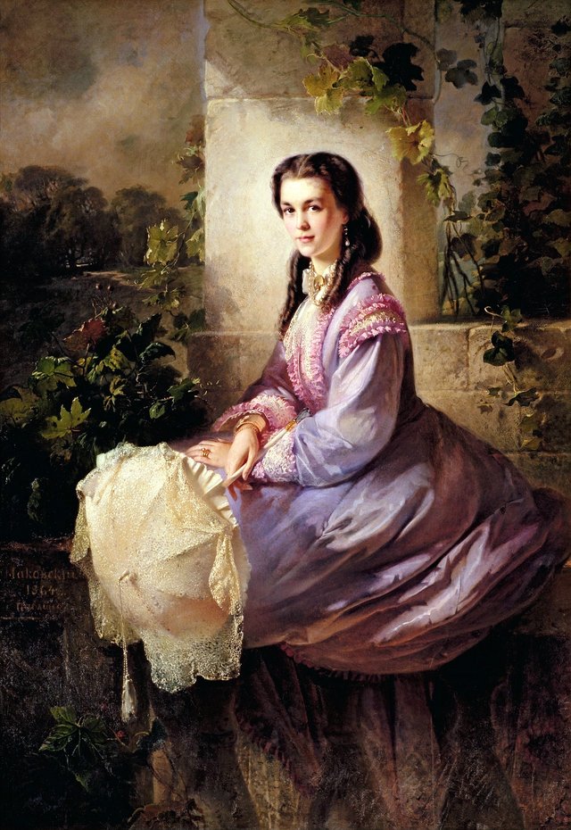 S. L. Stroganova by Konstantin Makovsky