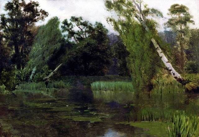 Левитан В парке by Isaac Levitan