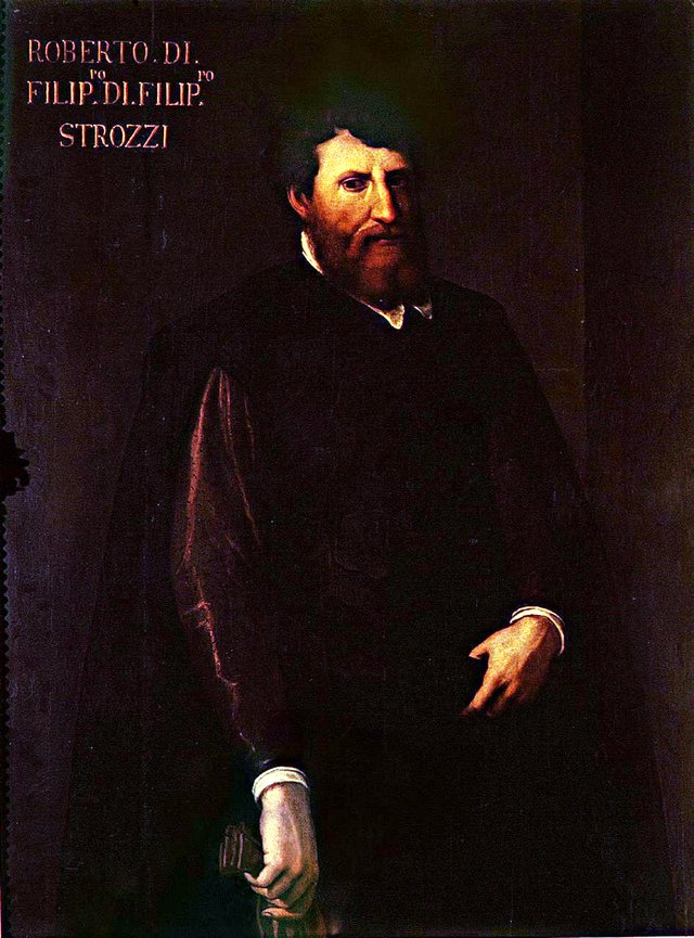 Portrait of Roberto di Filippo Strozzi by Jacopino del Conte
