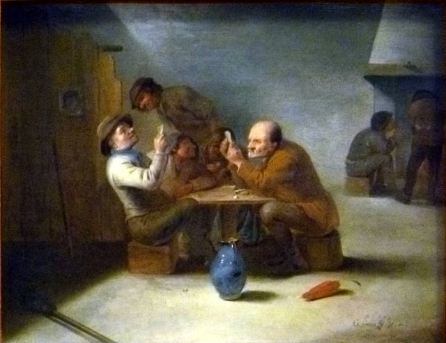Card Players by Gerrit Lundens