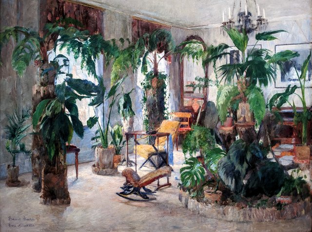 Interior from Øvre Nanset by Harriet Backer