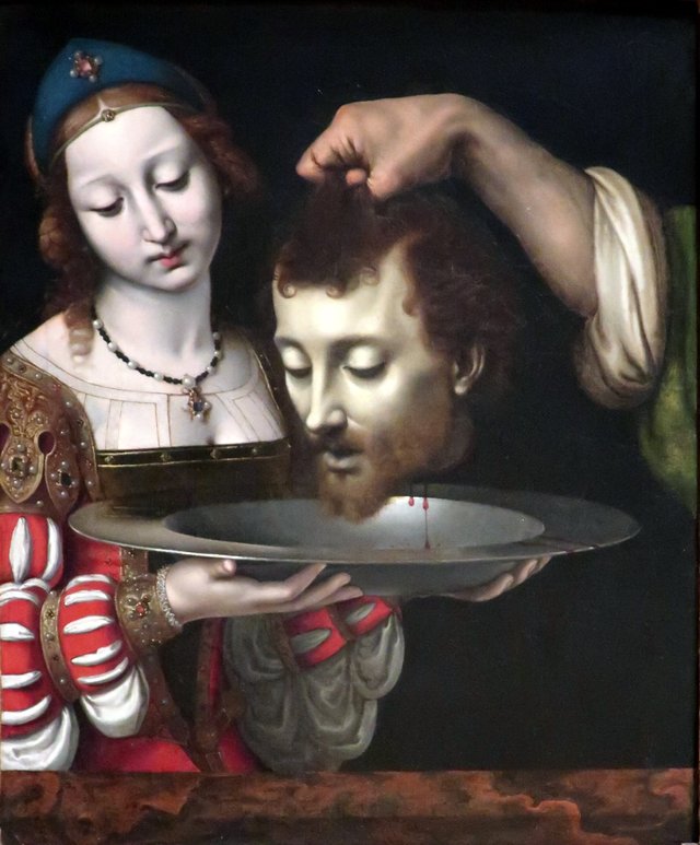 Salome with the Head of Saint John the Baptist by Andrea Solari