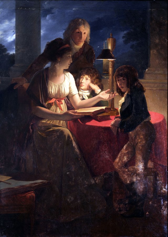 Portrait of Henri Auguste and his family by François Gérard