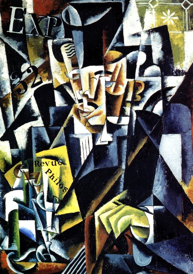 Portrait of a Philosopher by Lyubov Popova