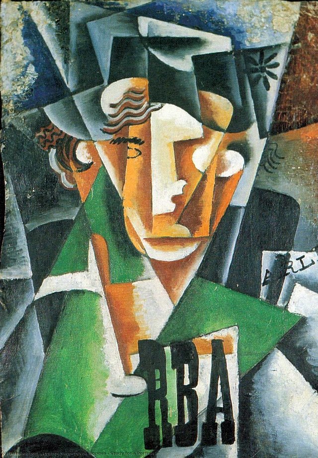 Study for a portrait by Lyubov Popova