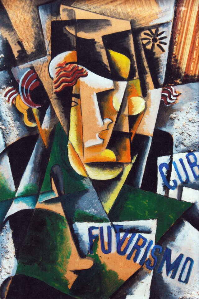 Futurist Portrait by Lyubov Popova