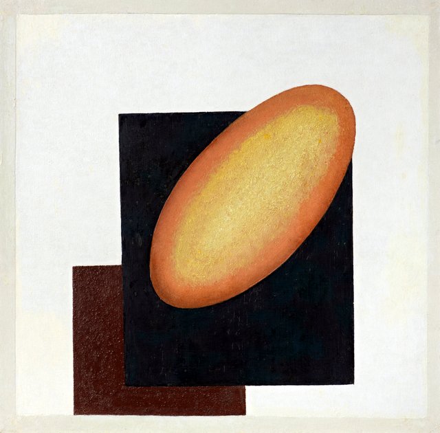 Three-Color Suprematist Composition by Ivan Kliun