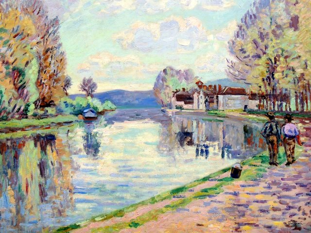 La Seine à Samois by Armand Guillaumin
