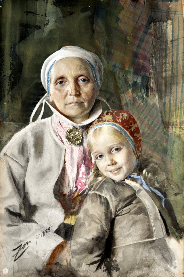 Mona and Karin by Anders Zorn
