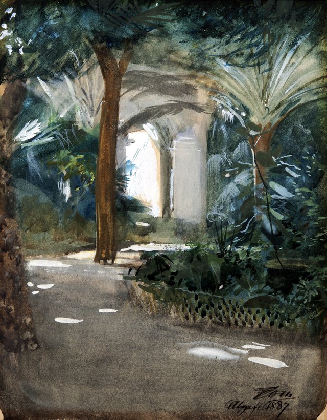 Garden in Algiers by Anders Zorn