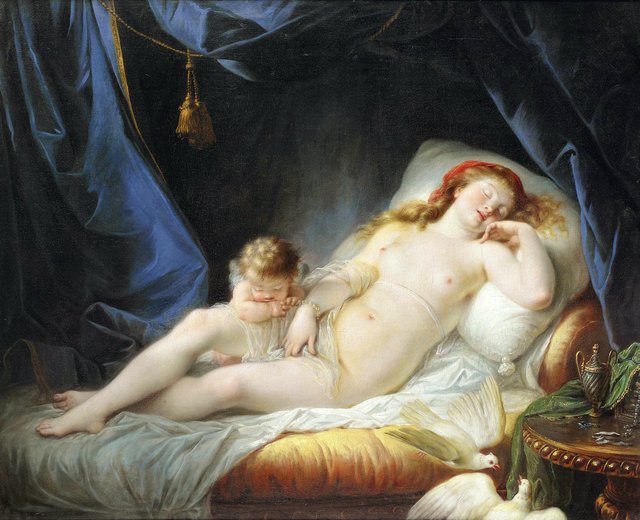 Sleeping Venus by Jean-Baptiste Regnault