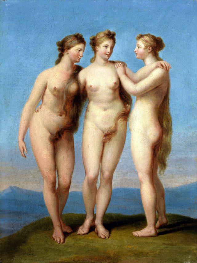 The Three Graces by Jean-Baptiste Regnault