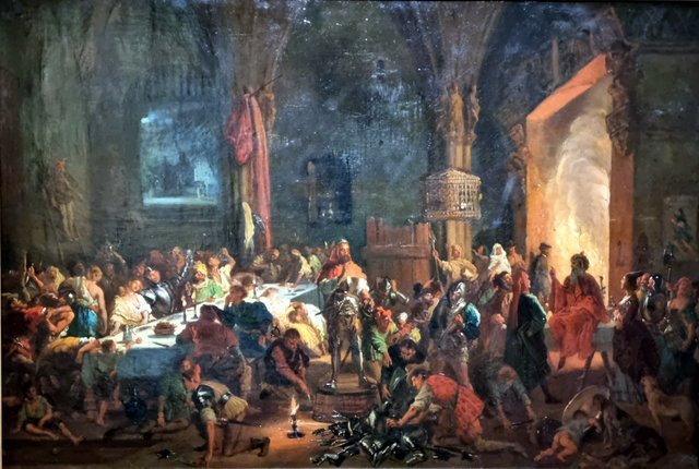 Les truands ou vive la joie by Louis Boulanger