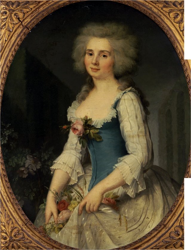 Portrait of a young woman by Marie-Geneviève Bouliard