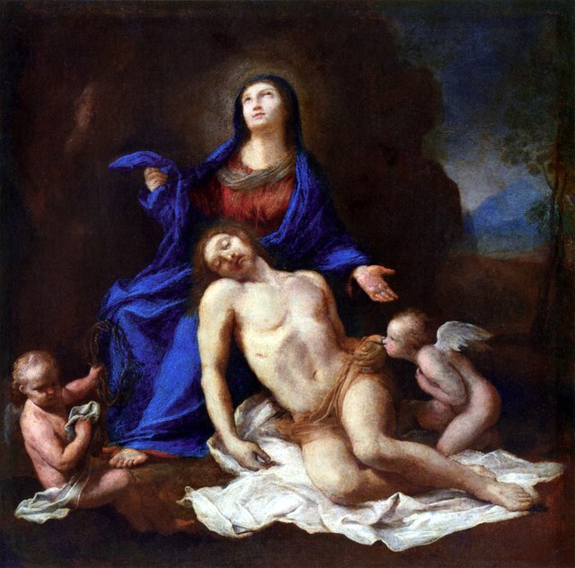 Pietà by Andrea Sacchi