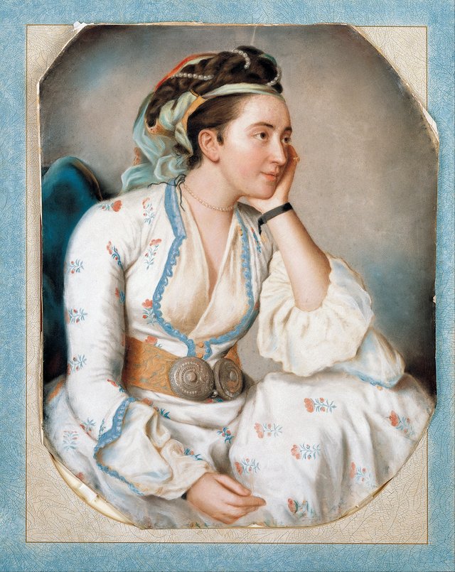 A Woman in Turkish Dress by Jean-Étienne Liotard