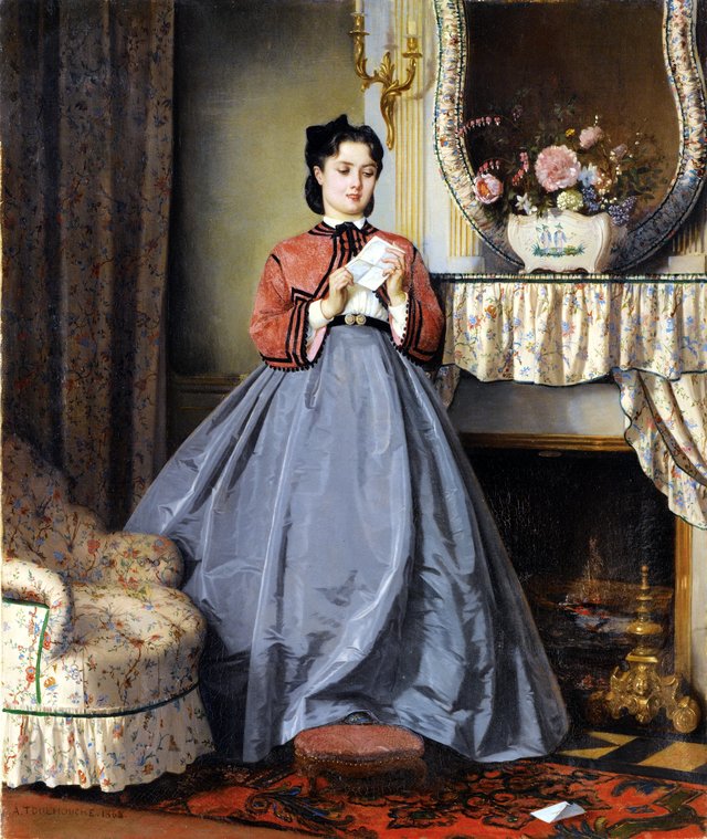 The Love Letter by Auguste Toulmouche