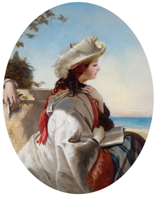 The love letter. by Augustus Egg